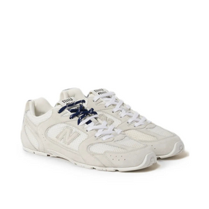 New Balance x Miu Miu 530 SL Suede And Mesh Sneakers Grey