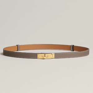 Hermes Kelly 18 Étoupe Belt