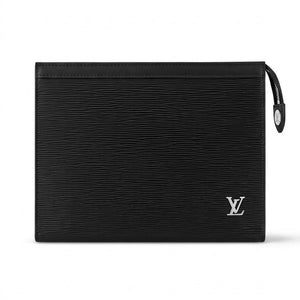 Louis Vuitton Black Epi Leather Clutch