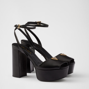 Prada Nappa Leather Platform Sandals