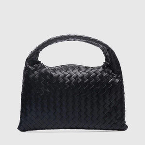 Bottega Veneta Hop Black Leather Bag