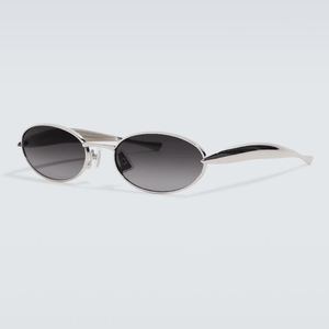 Bottega Veneta Sardine Oval Silver