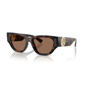 Burberry Tortoiseshell Cat-Eye Sunglasses With Gold Logo Detail
