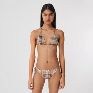 Burberry Cobb Vintage Check Two-Piece Swimsuit