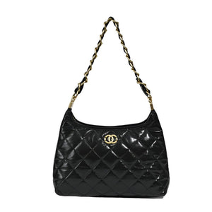 Chanel Hobo Medium Black Lather Bag