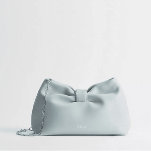 Dior Small Bow Bag Ice Blue Lambskin