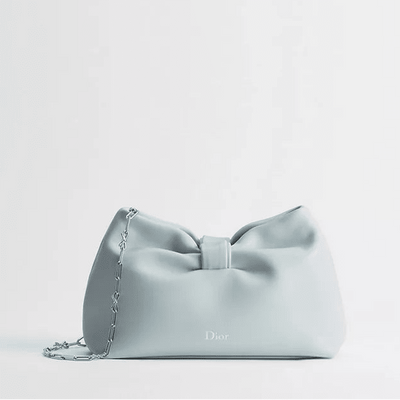 Dior Small Bow Bag Ice Blue Lambskin