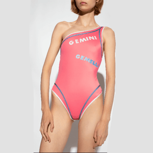 Fendi Printed One Shoulder Affects Both Sides