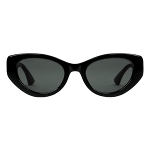 Gucci Elegant Cat-Eye Sunglasses Featuring Red & Green Web Arms