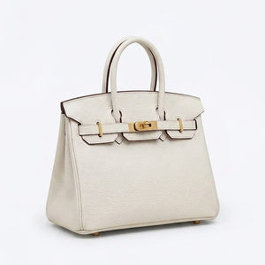 Hermes Birkin 25 Craie in Togo Leather with Gold Hardware