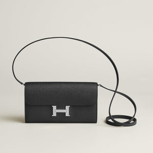 Hermès Constance To Go wallet Black