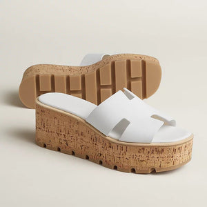 Hermès Eze 30 Sandal Blanc