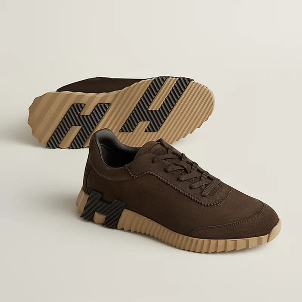 Hermès Sneaker Suede Light Sole With Contrasting