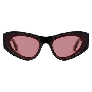 Loewe Wave Black Cat-Eye Sunglasses With Bink Lenses