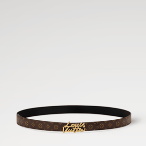 Louis Vuitton LV Script 20mm Reversible Belt