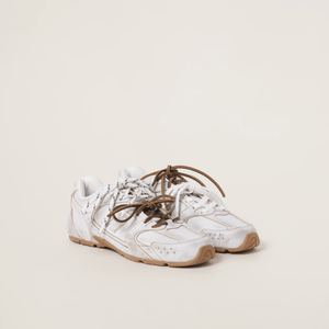 New Balance X Miu Miu 530 SL Leather Sneakers White