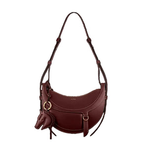 Polène Bag - Numéro Dix - Gallop Black Cherry