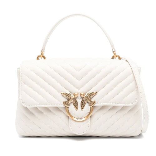 Pinko Classic Love Lady White Bag