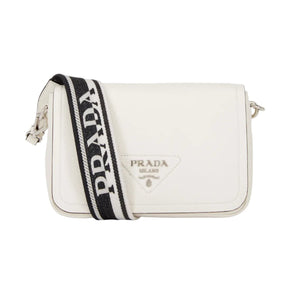 Prada Leather White Shoulder Bag