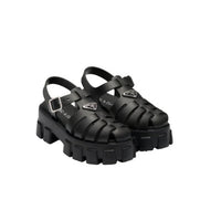 Prada Monolith Caged Rubber Sandals