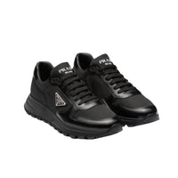 Prada Sneakers In Recycled Nylon And Patent Leather