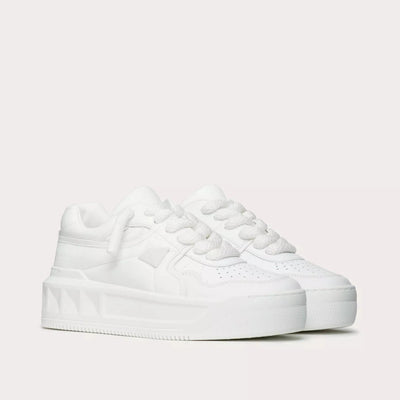 Valentino One Stud XL Trainer In Nappa Leather