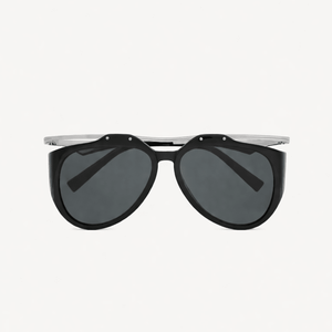 Yves Saint Laurent Sunglasses Amelia Black And LightI Silver