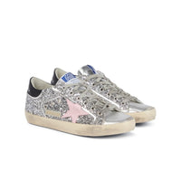 Golden Goose Super-Star Embellished Leather Sneakers