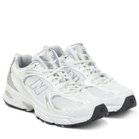 New Balance 530 Mesh Sneaker Silver in White