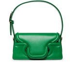 Valentino Garavani Le Petite Deuxième Logo-Plaque Shoulder Bag Green - BEAUTY BAR