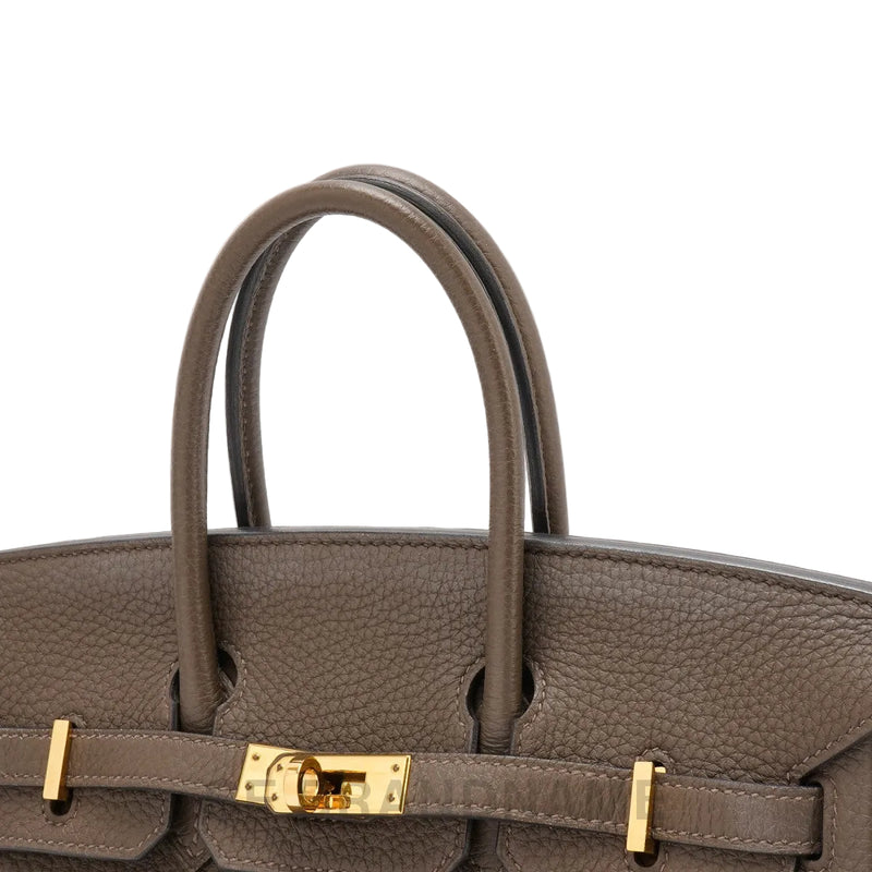 Hermès Birkin 25 in Etoupe Togo Gold Hardware 3