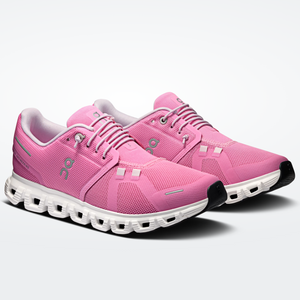 On Running Cloud 6 Pink Sneakers