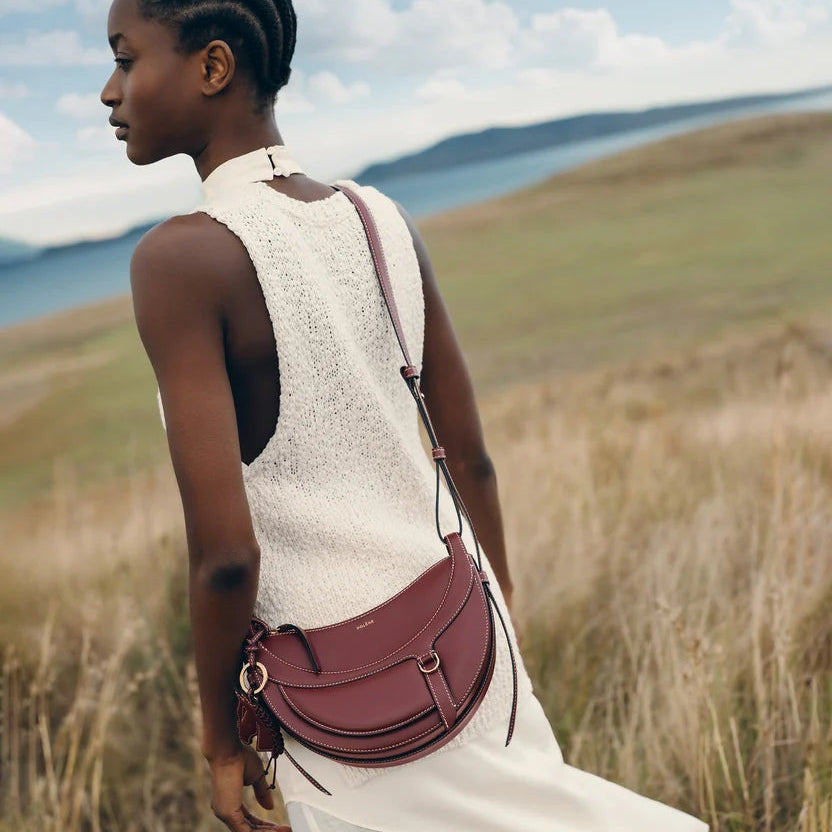 Polène  Bag - Numéro Dix - Gallop Black Cherry 4