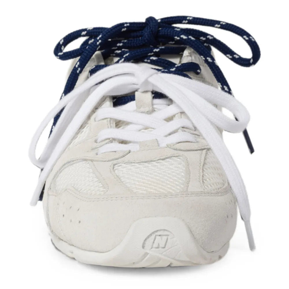 New Balance x Miu Miu 530 SL Suede And Mesh Sneakers Grey 3