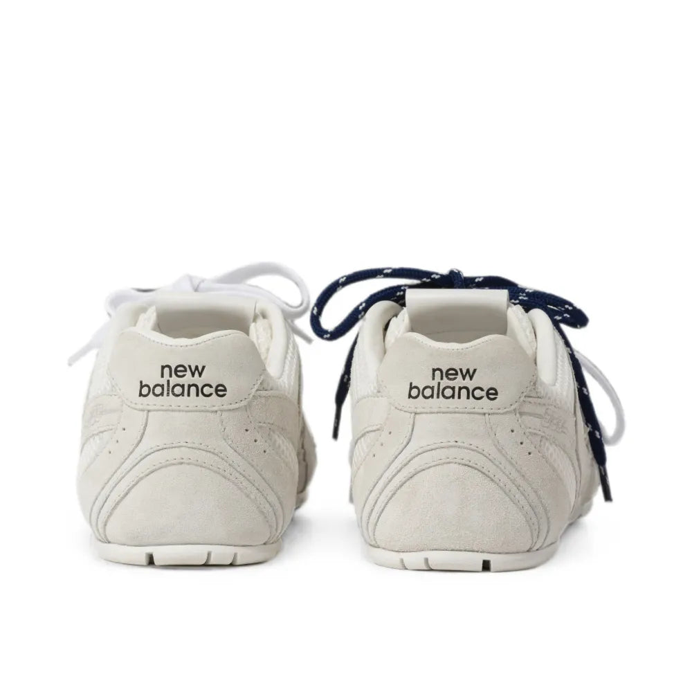 New Balance x Miu Miu 530 SL Suede And Mesh Sneakers Grey 4