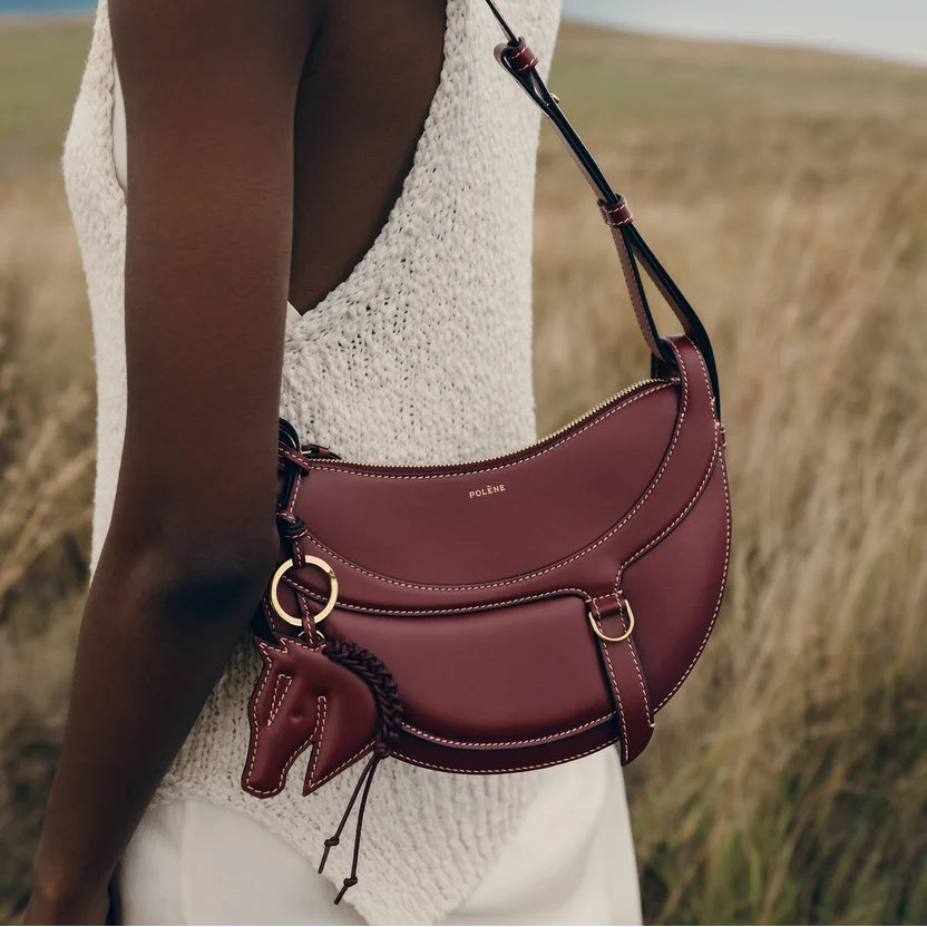 Polène  Bag - Numéro Dix - Gallop Black Cherry 2