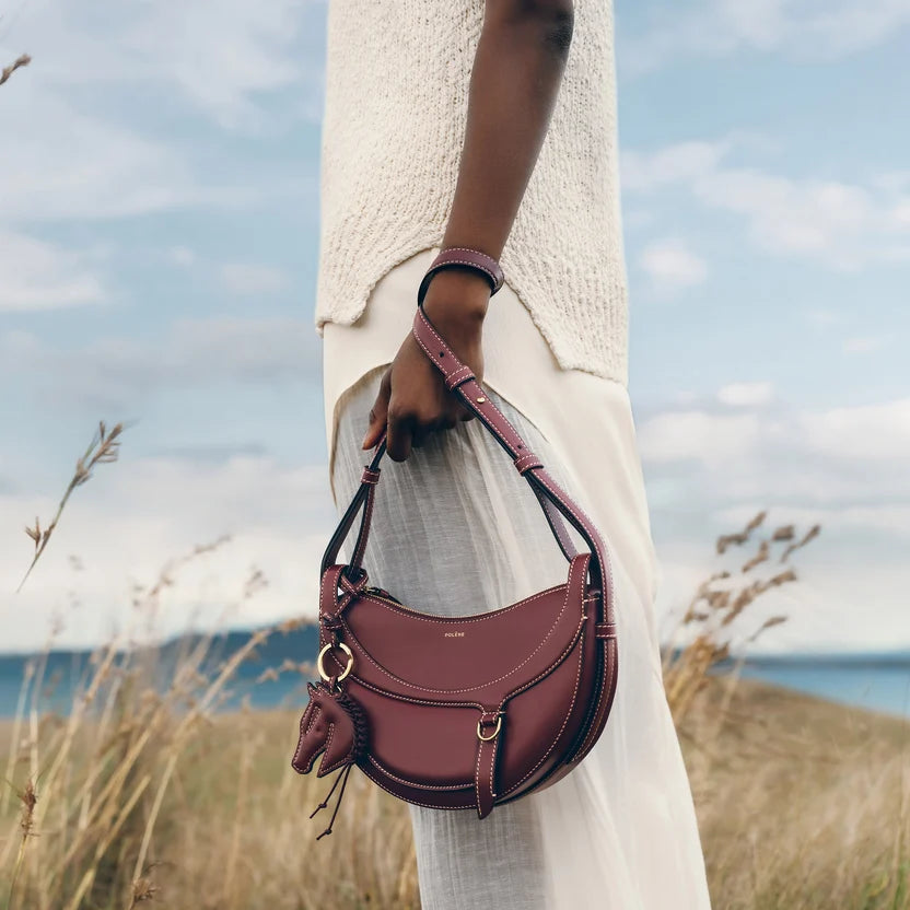 Polène  Bag - Numéro Dix - Gallop Black Cherry 3