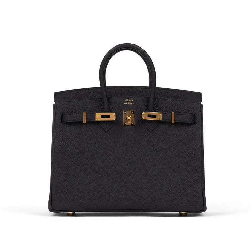 Hermès Birkin 25 Black in Togo Leather With Gold Hardware 2