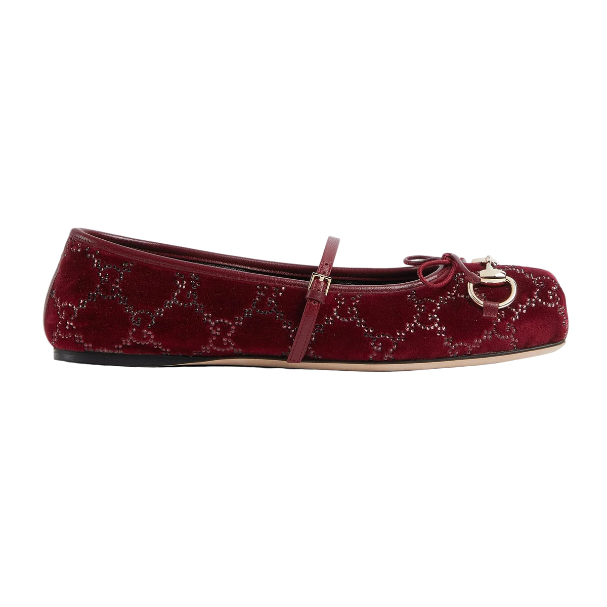 Gucci Women's Horsebit Belt Ballet Pumps 2