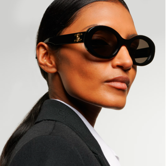 Celine Oval Sunglasses Women's Luxury Eyewear 5