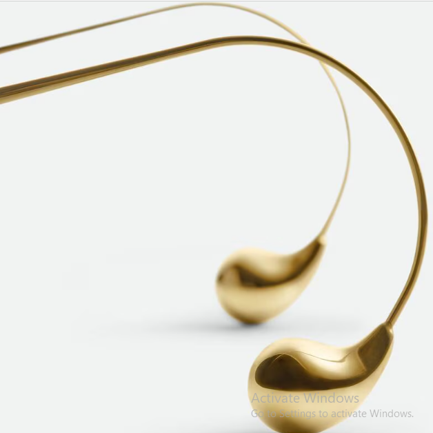 Bottega Veneta Sunglasses Featuring Sculptural Gold Drop Pendants 3