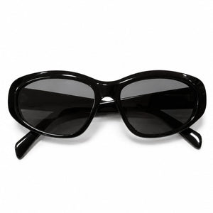Celine Black Oversized Square Sunglasses With Black Lenses