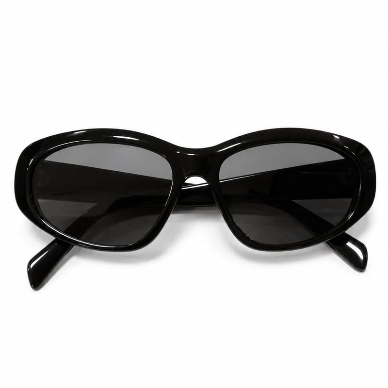 Celine Black Oversized Square Sunglasses With Black Lenses