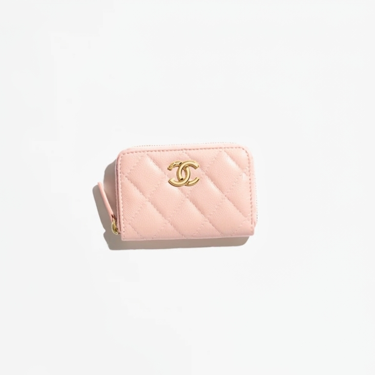 Chanel Shiny Grained Calfskin Light Pink