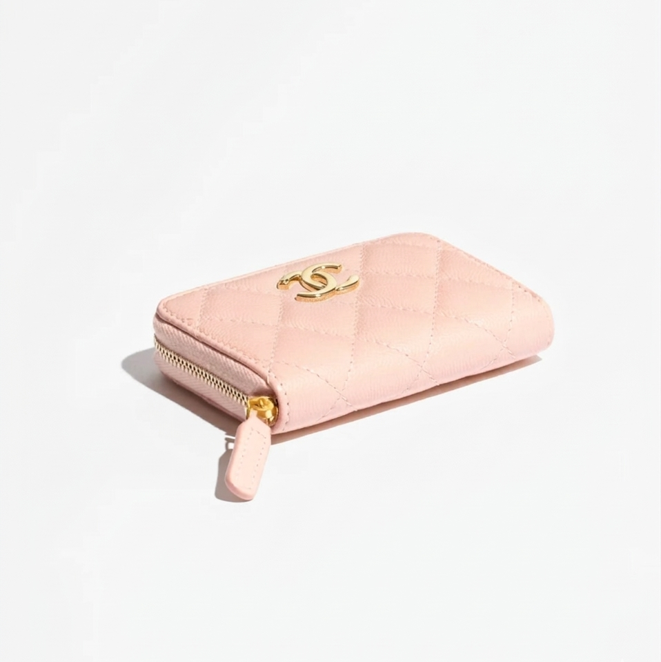 Chanel Shiny Grained Calfskin Light Pink 2