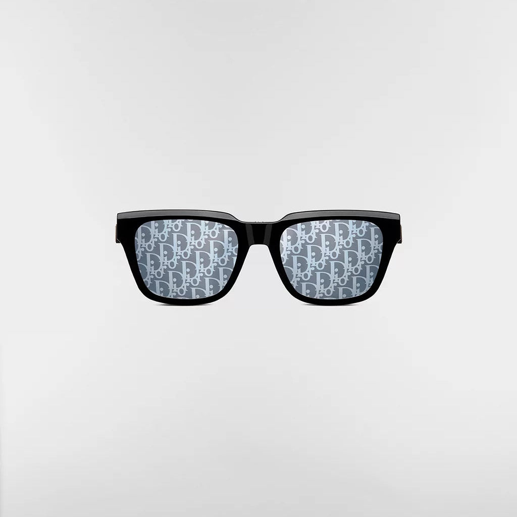 Dior B23 S1I Black Rectangular Sunglasses 2