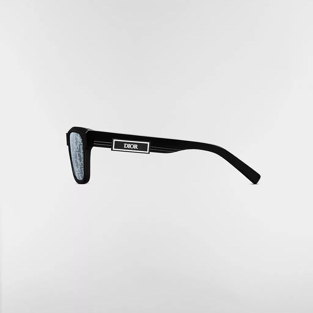 Dior B23 S1I Black Rectangular Sunglasses 4