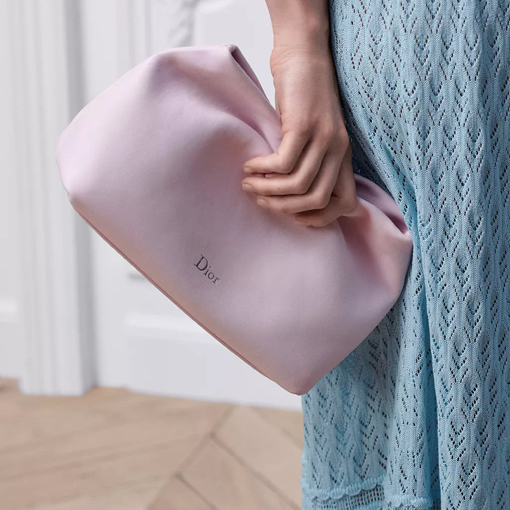 Dior Light Pink Small Bow Bag 6