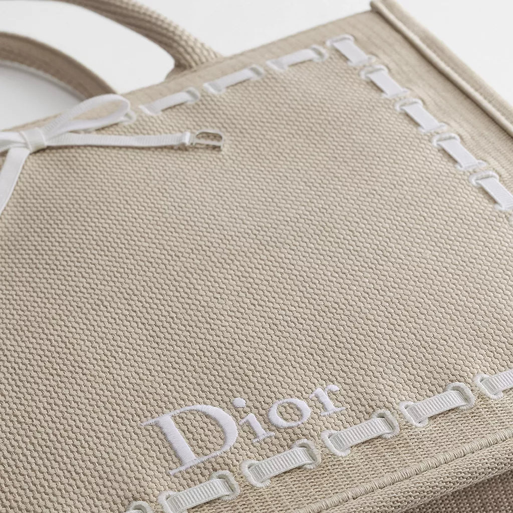 Dior Medium Book Tote With Strap Beige 4