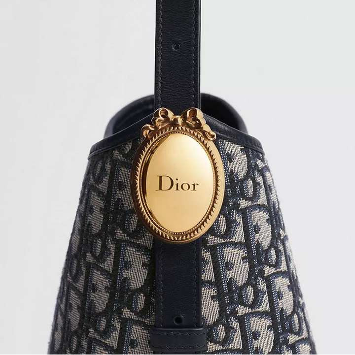 Dior Oblique Jacquard Key Hobo Shoulder Bag 3